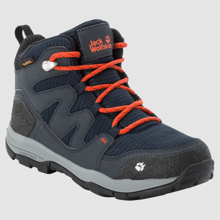 Botas Senderismo Jack Wolfskin Mtn Attack 3 Texapore Mid Niños Azules Oscuro/Naranjas Mexico-8912364